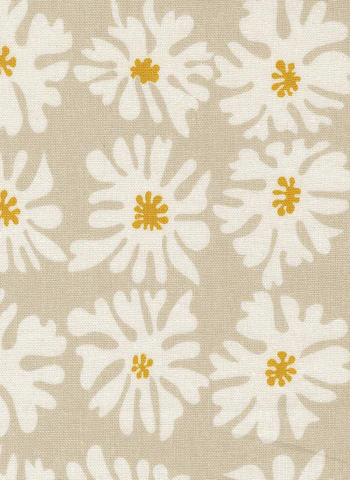 Urban Whisper Mochi Linen Floral Blooms By Zen Chic For Moda Stone