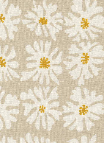 Urban Whisper Mochi Linen Floral Blooms By Zen Chic For Moda Stone