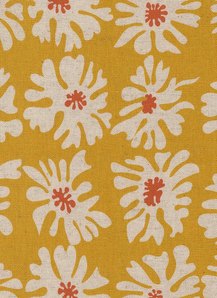 Urban Whisper Mochi Linen Floral Blooms By Zen Chic For Moda Sunset