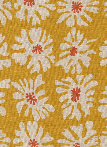 Urban Whisper Mochi Linen Floral Blooms By Zen Chic For Moda Sunset