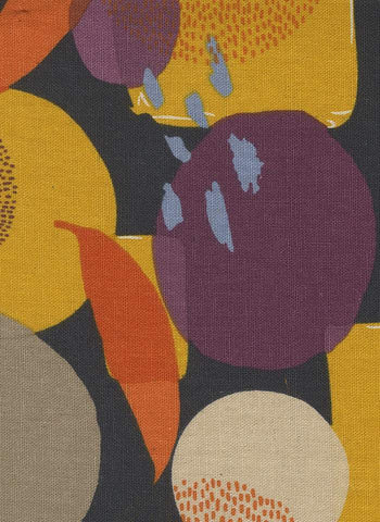 Urban Whisper Mochi Linen Mingle Dots By Zen Chic For Moda Navy