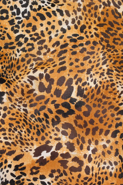 Vanessa Leopard Chiffon Black / Camel