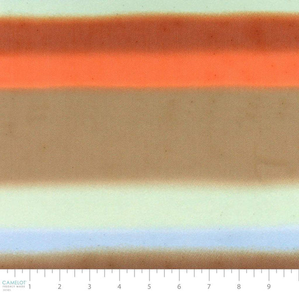 Variegated Stripe Mesh Rust / Multi