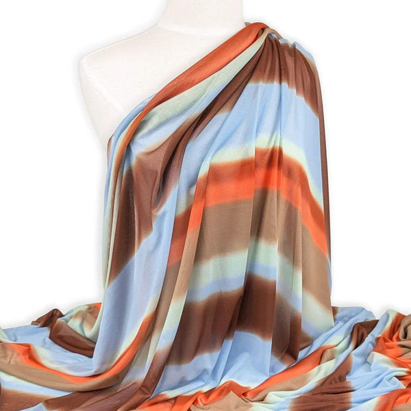 Variegated Stripe Mesh Rust / Multi