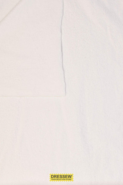 Velour Terry Towelling White