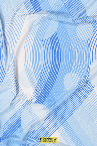 Venus Lycra Print Blue