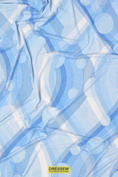 Venus Lycra Print Blue