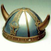 Viking Helmet Gold / Silver