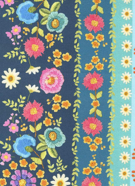 Vintage Soul Floral Embroidery Bands By Cathe Holden For Moda Horizon