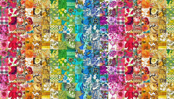 Vintage Soul Mod Quilt Patchwork By Cathe Holden For Moda Rainbow