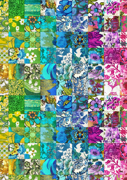 Vintage Soul Mod Quilt Patchwork By Cathe Holden For Moda Rainbow