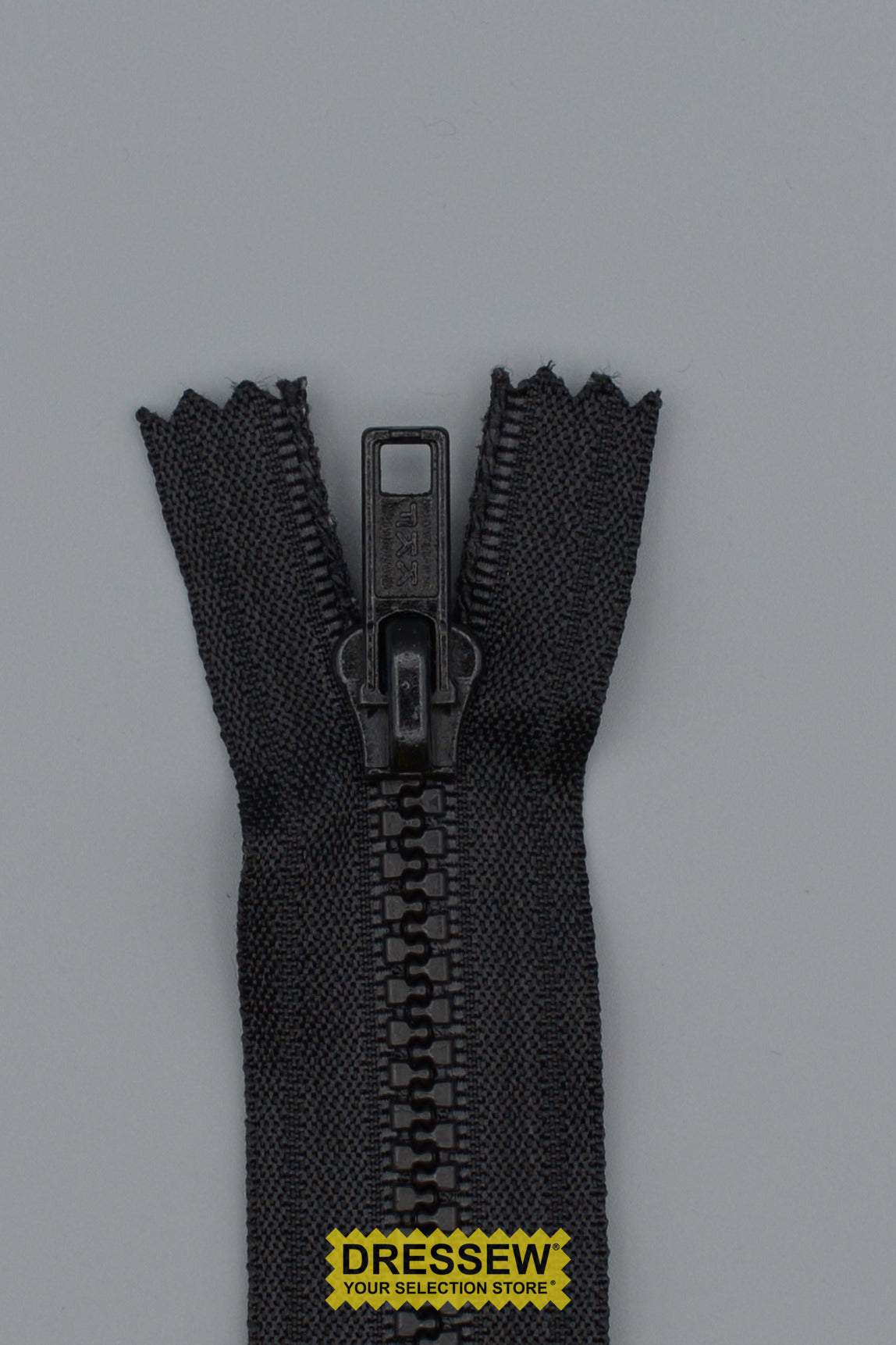 Vislon Closed End Zipper 15cm (6") Black