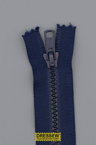 Vislon Closed End Zipper 15cm (6") Navy