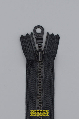 Vislon Closed End Zipper 28cm (11") Black