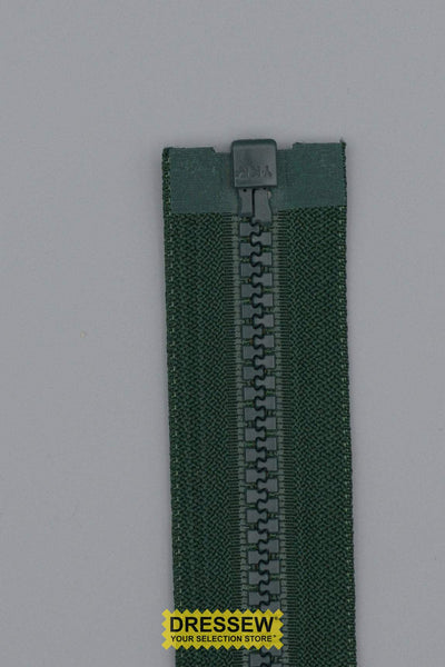Vislon Separating Zipper 45cm (18") Forest