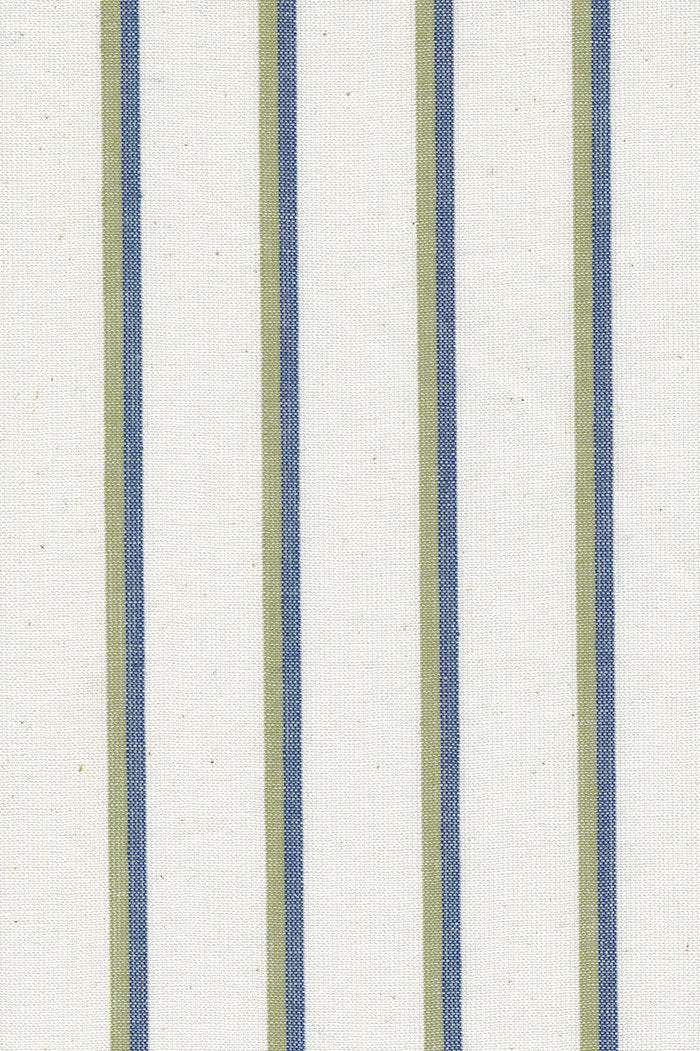 Vista Wovens Duo Stripe By Pieces To Treasure For Moda Cream / Navy / Green