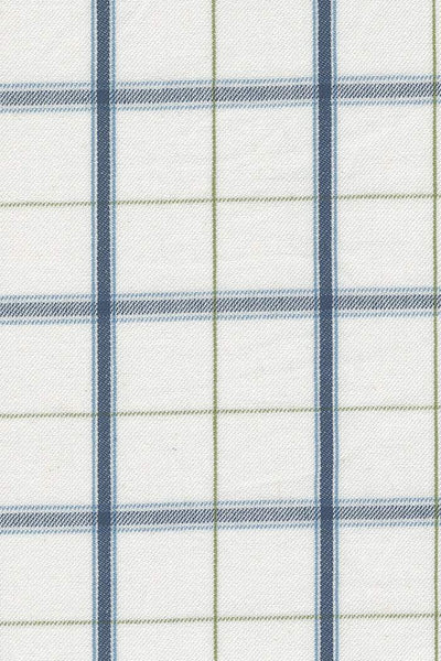 Vista Wovens Large Plaid By Pieces To Treasure For Moda Cream / Navy / Green