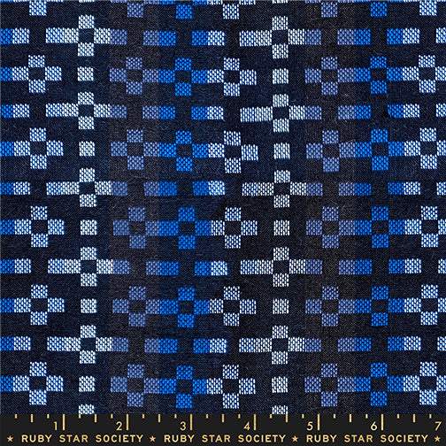 Warp And Weft Mystic Fable Plaid Flowers By Alexia Marcelle Abegg Of Ruby Star Society For Moda Black Mix