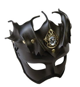 Warrior Woman Mask Black