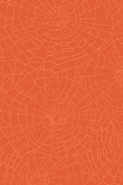 Web of Roses Spider Web Orange / Metallic