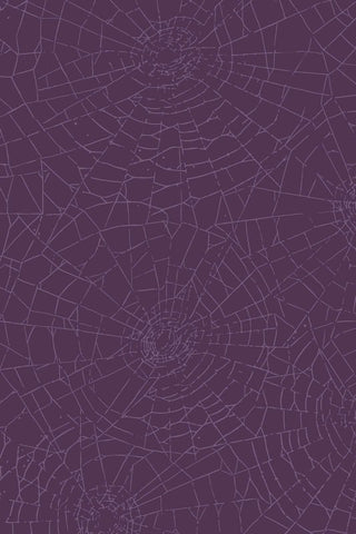 Web of Roses Spider Web Purple / Metallic