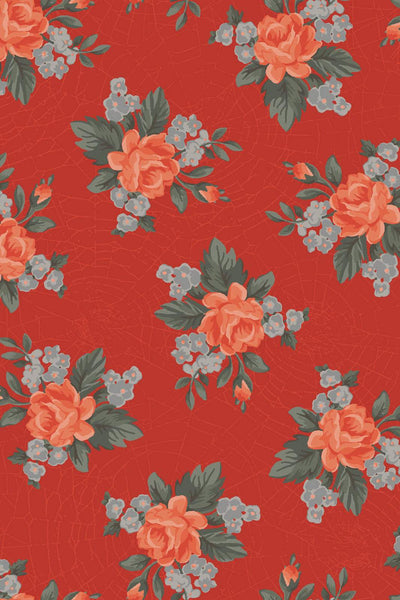 Web of Roses Tossed Roses Orange