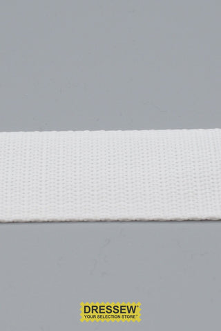 Webbing 38mm (1-1/2") White