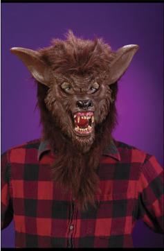 Werewolf Mask Brown