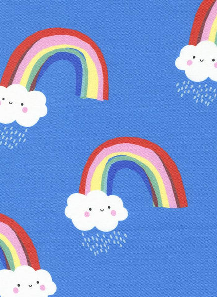 Whatever The Weather Papercut Rainbows By Paper + Cloth For Moda Bright Sky