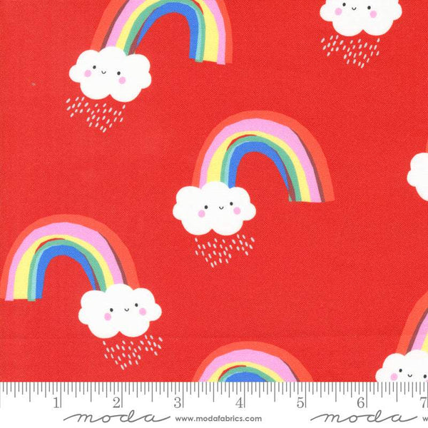 Whatever The Weather Papercut Rainbows By Paper + Cloth For Moda Rose