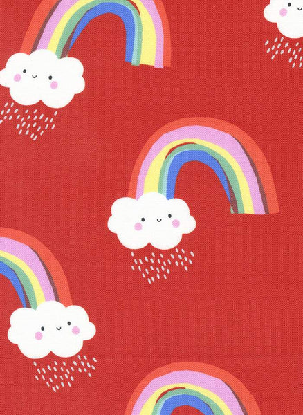 Whatever The Weather Papercut Rainbows By Paper + Cloth For Moda Rose