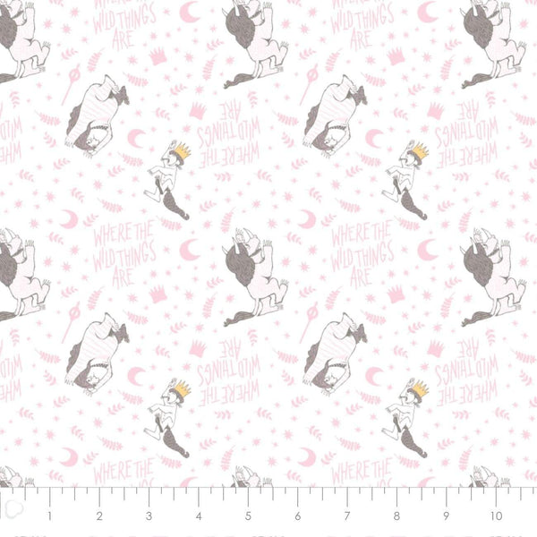 Where The Wild Things Are Wild Rumpus White / Pink