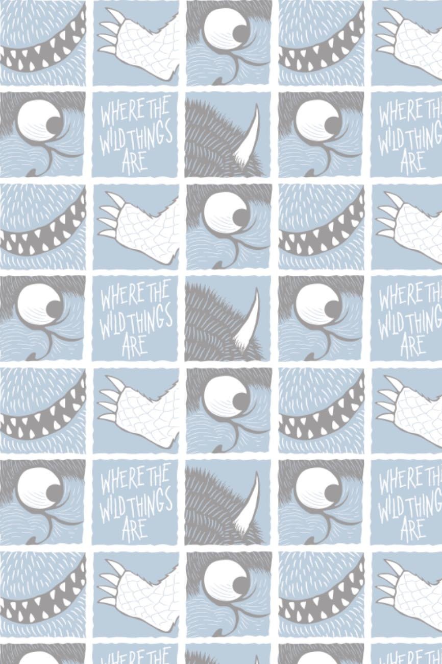 Where The Wild Things Are Wild Things Blocks Light Blue