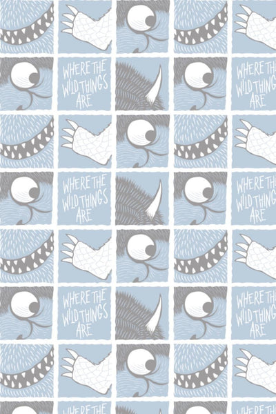 Where The Wild Things Are Wild Things Blocks Light Blue