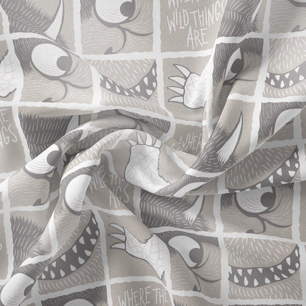 Where The Wild Things Are Wild Things Blocks Light Grey