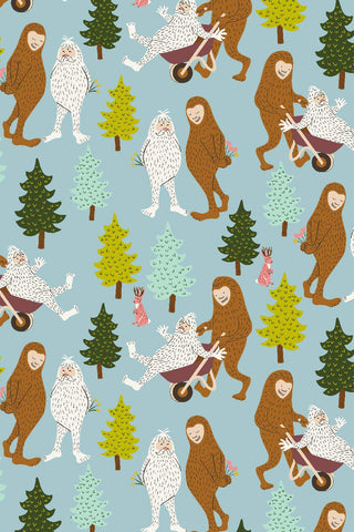 Whimsy And Lore Forest Frolic By Vincent Desjardins For RJR Fabrics Sky / Multi