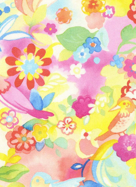 Whimsy Wonderland Birdie Paradise By Momo For Moda Rainbow