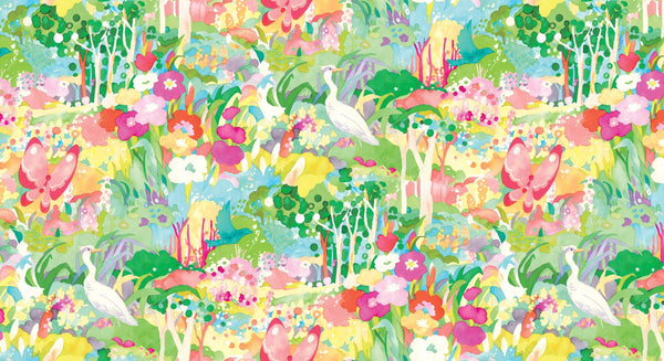 Whimsy Wonderland Scenic Wonderland By Momo For Moda Rainbow