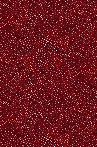 Whispering Woods Dots Crimson / Silver