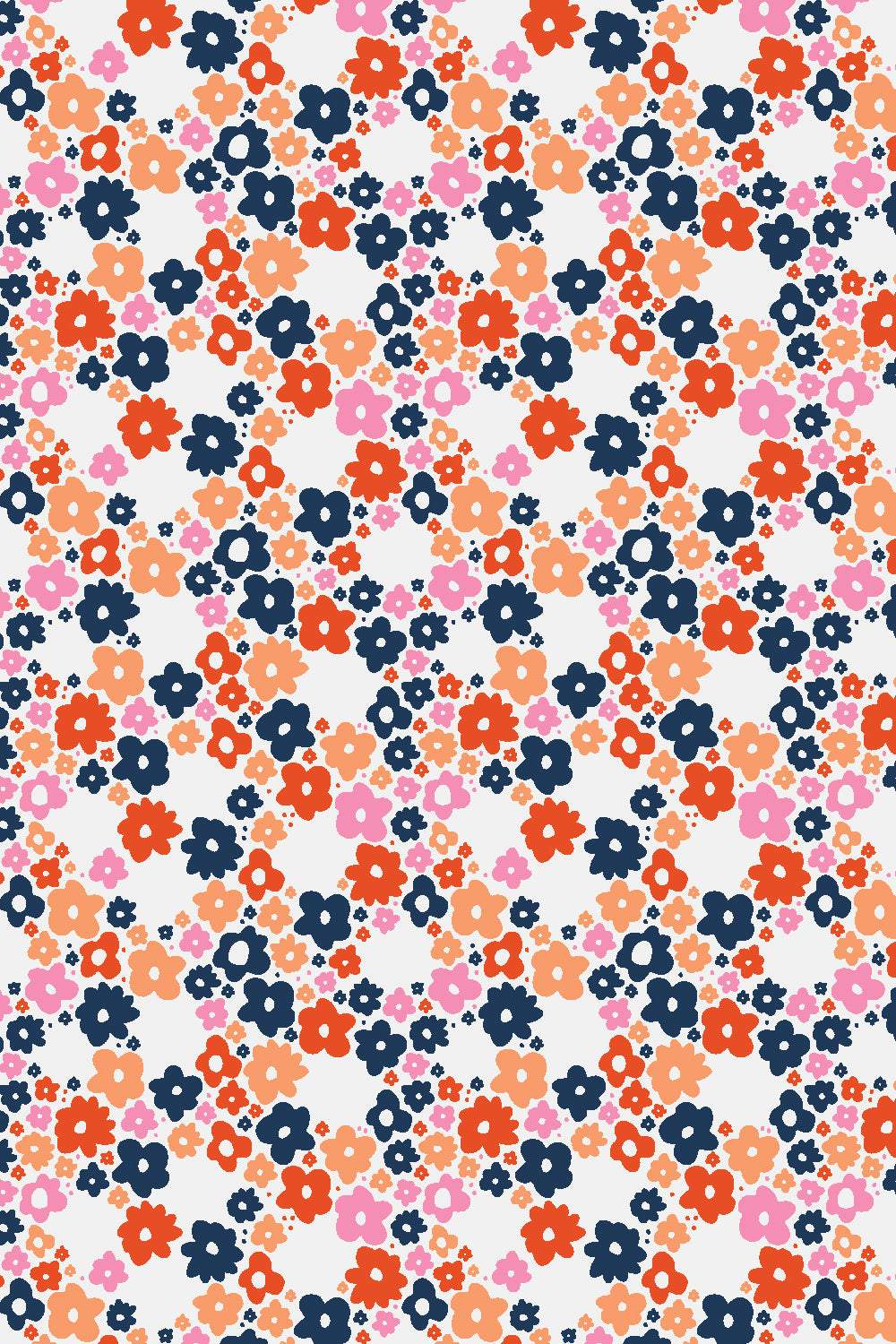 Whoopsie Daisy Margot Daisy By Cotton + Steel Field Of Poppy