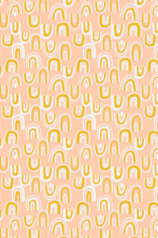 Whoopsie Daisy Rainbow Road By Cotton + Steel Pink Lemonade