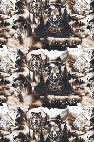 Wilderness Collage Fleece Multi