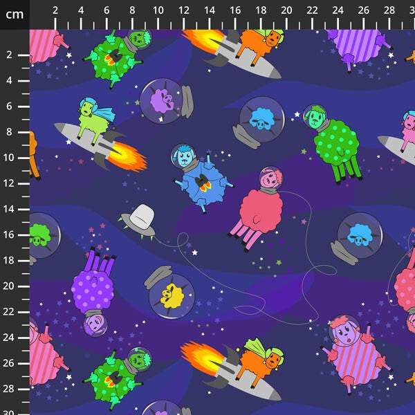 Wildly Adventurous Sheep in Space By Stof Royal / Multi