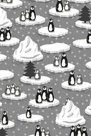 Winter Pingos Penguins On Ice By Stof Grey