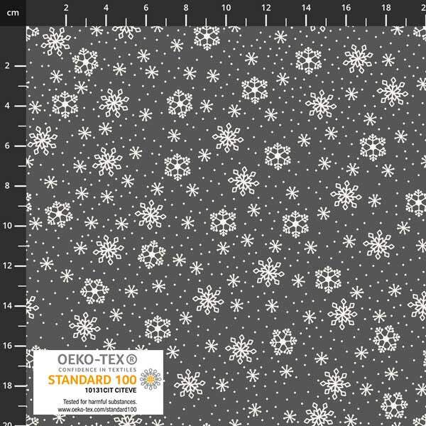Winter Pingos Snowflakes By Stof Grey