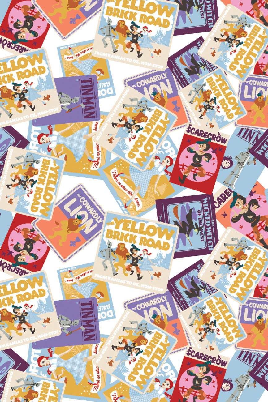 Wizard of Oz Postcards Multi