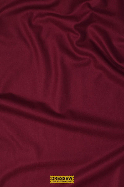 Wool Melton Burgundy