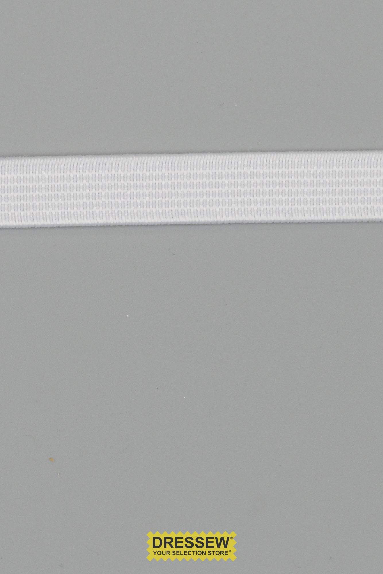 Woven Elastic 10mm White