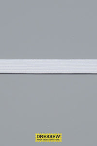 Woven Elastic 13mm White