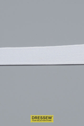 Woven Elastic 19mm (3/4") White